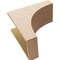 Ekena Millwork 10"W x 20"D x 20"H Classic Stockport Rough Cedar Woodgrain TimberThane Corbel, Primed Tan CORUR10X20X20STORCPR - alternate 6